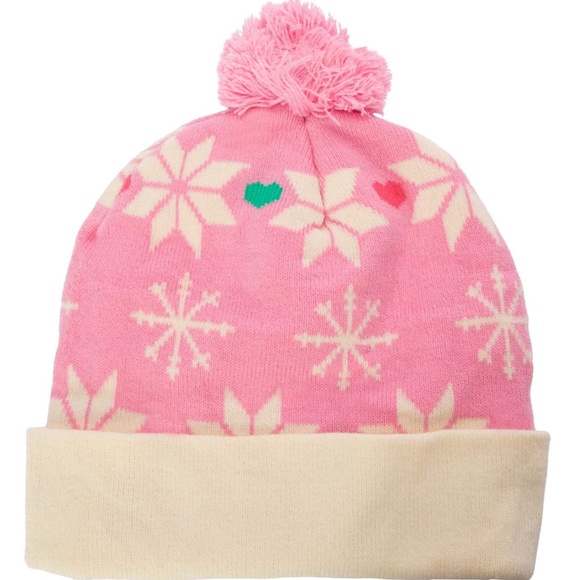 NWT! Sanrio Hello Kitty Pink and Off White Knit Cap Beanie! - Picture 3 of 3